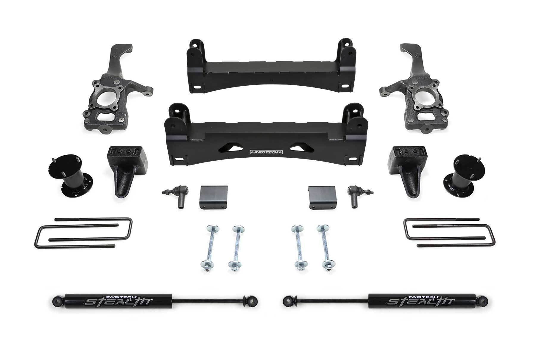 6" BASIC SYS W/ STEALTH 2015-18 FORD F150 2WD - 6" BASIC SYS W/ STEA - Fabtech - Texas Complete Truck Center