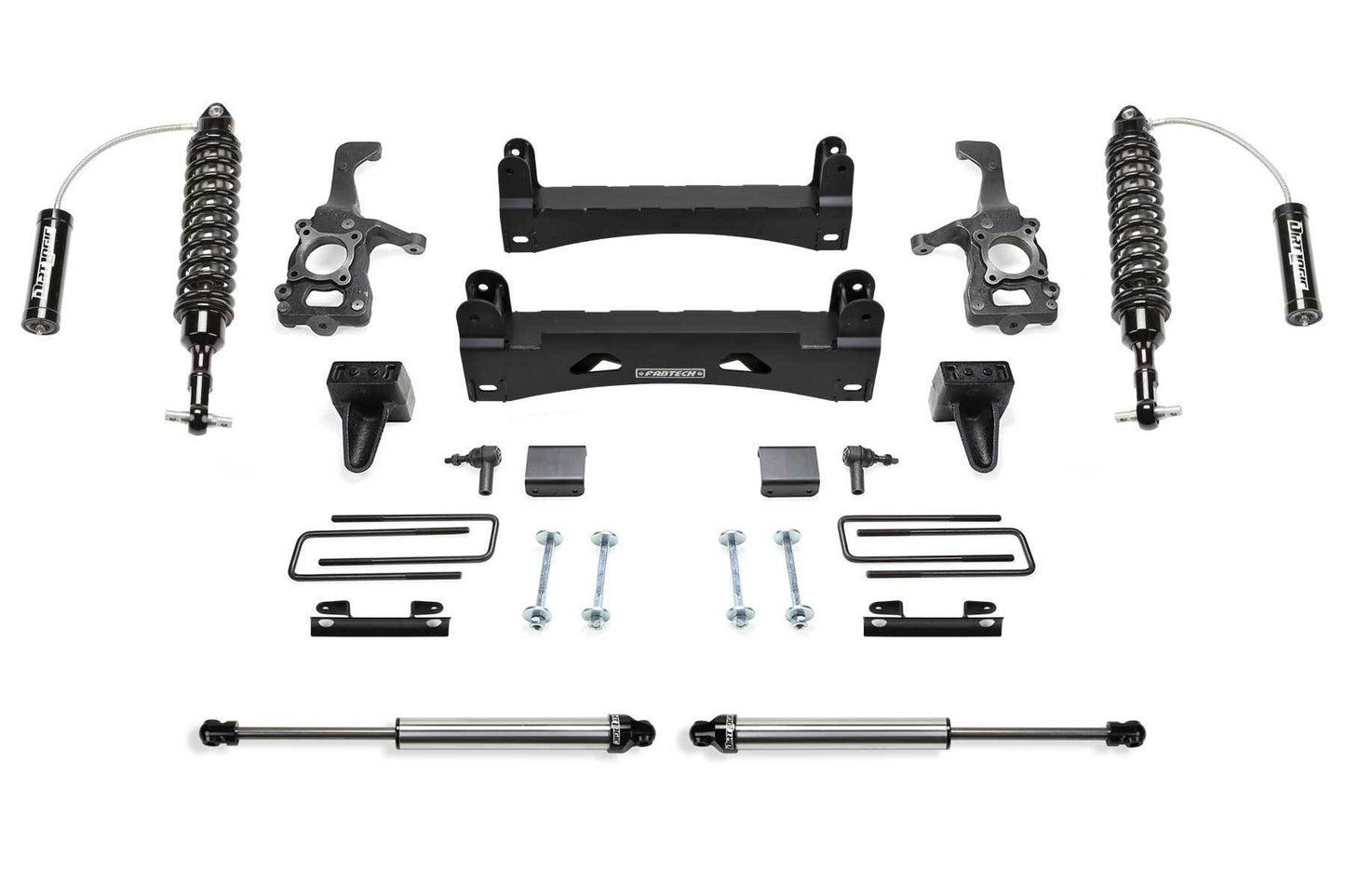 6" PERF SYS W/ 2.5 RESI & 2.25 2015-18 FORD F150 2WD - 6" PERF SYS W/ 2.5 R - Fabtech - Texas Complete Truck Center