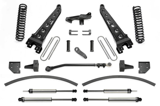 8" RAD ARM SYS W/COILS & DLSS SHKS 17-19 FORD F250/F350 4WD DIESEL - 8" RAD ARM SYS W/COI - Fabtech - Texas Complete Truck Center