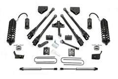 6" 4LINK SYS W/ 4.0 R/R & 2.25 2011-16 FORD F350 4WD - 6" 4LINK SYS W/ 4.0 - Fabtech - Texas Complete Truck Center