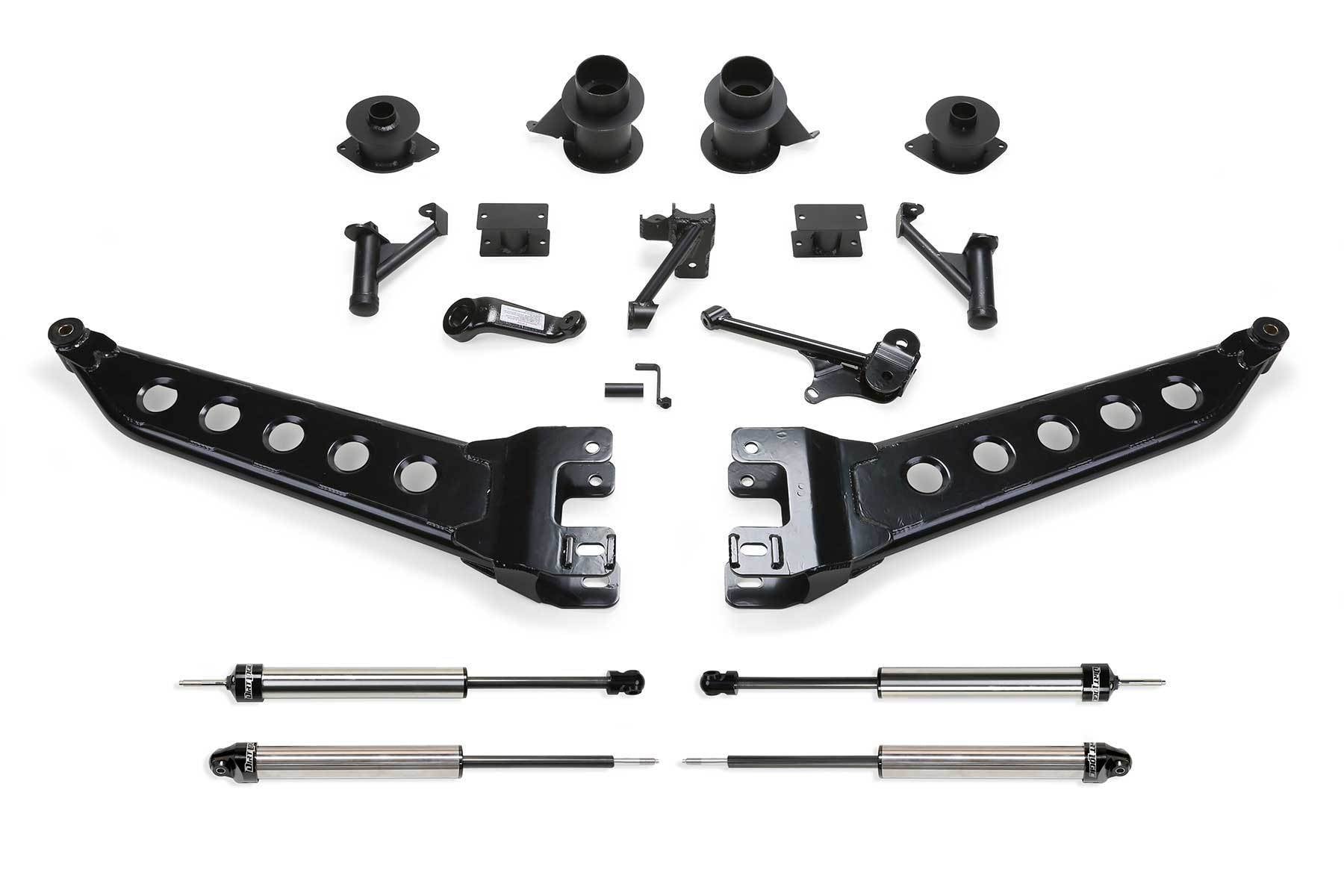 5" RADIUS ARM KIT W/DLSS SHKS 2014-18 RAM 2500 4WD - 5" RADIUS ARM KIT W/ - Fabtech - Texas Complete Truck Center