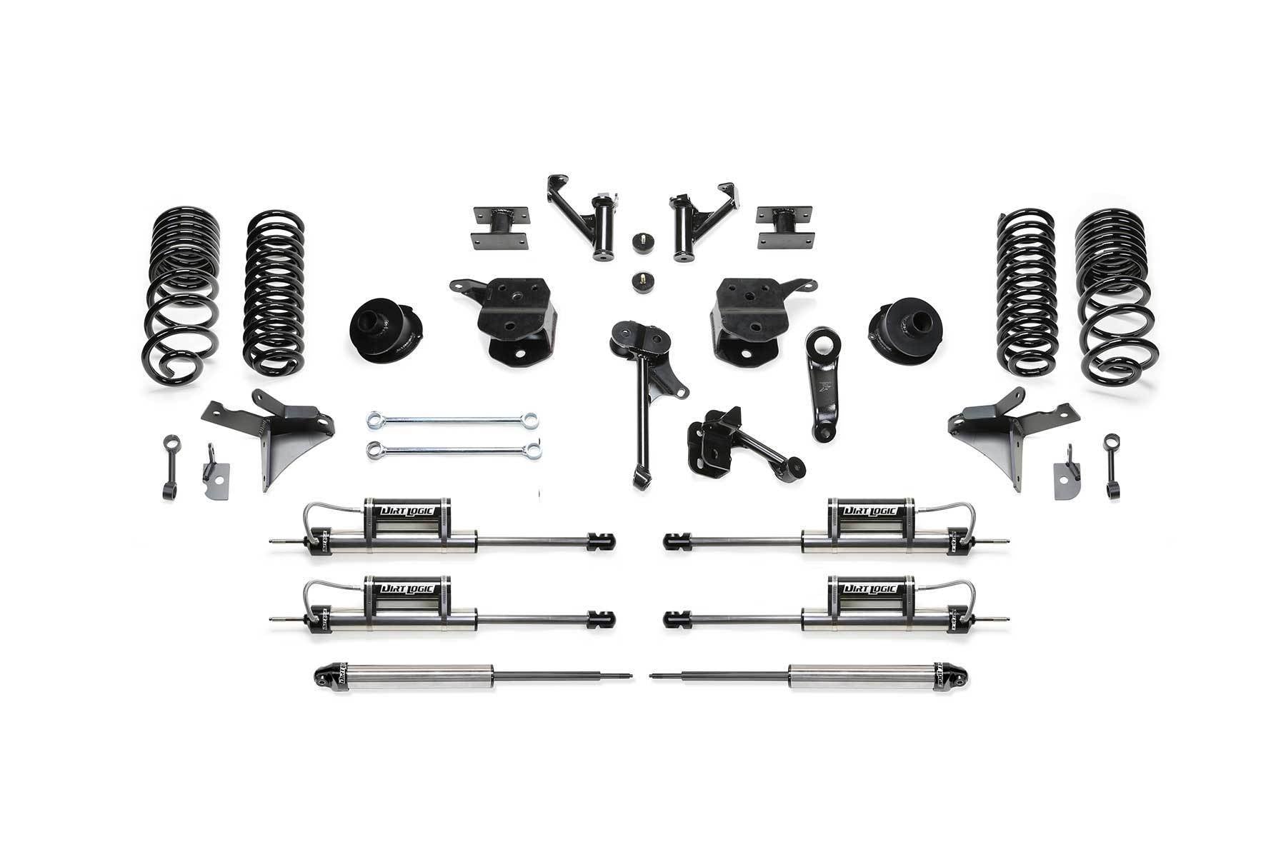 5" BASIC KIT W/ FRT DUAL DLSS RESI SHKS & RR DLSS N/R SHKS 2014-18 RAM 2500 4WD - 5" BASIC KIT W/ FRT - Fabtech - Texas Complete Truck Center