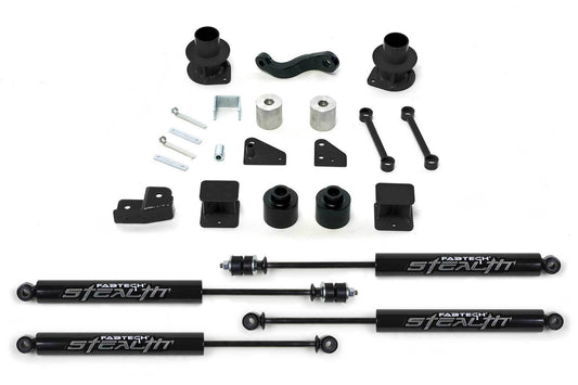 3" BASIC SYS W/STEALTH 2007-18 JEEP JK 4WD - 3" BASIC SYS W/STEAL - Fabtech - Texas Complete Truck Center