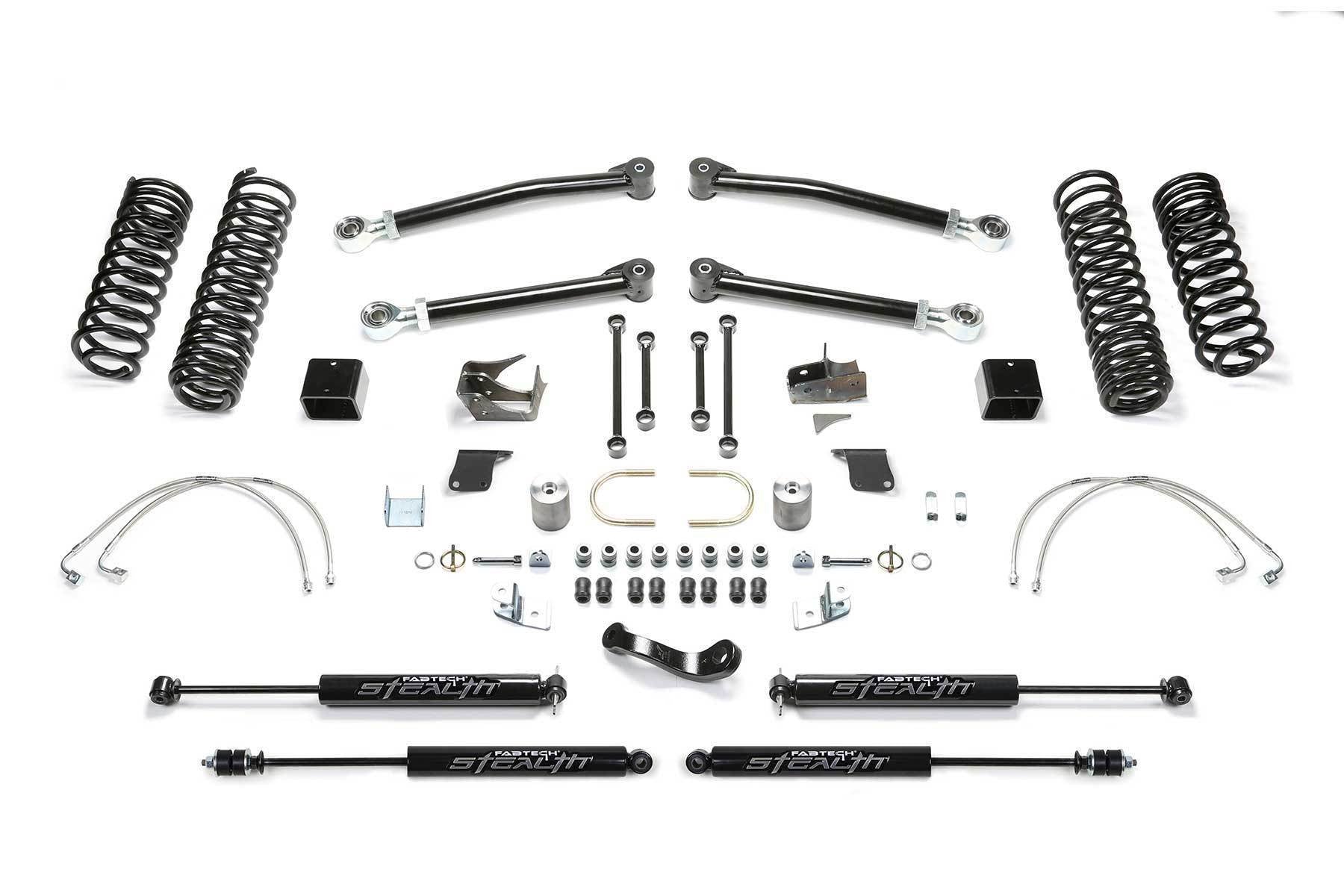 3" TRAIL LT W/ STEALTH 2007-18 JEEP JK 2-DOOR - 3" TRAIL LT W/ STEAL - Fabtech - Texas Complete Truck Center